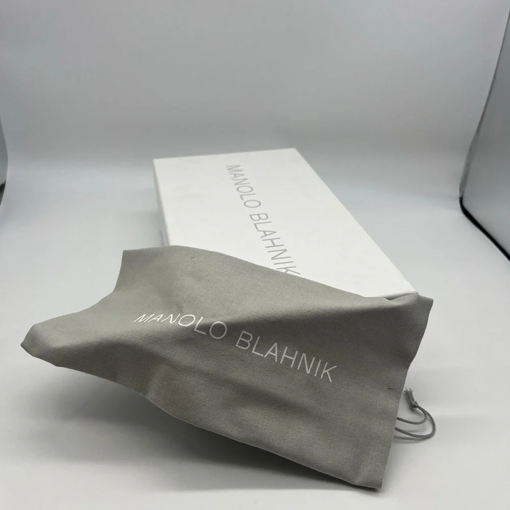Manolo Blahnik Monzubo Bicolored Mary Jane Pumps - Picture 14 of 14